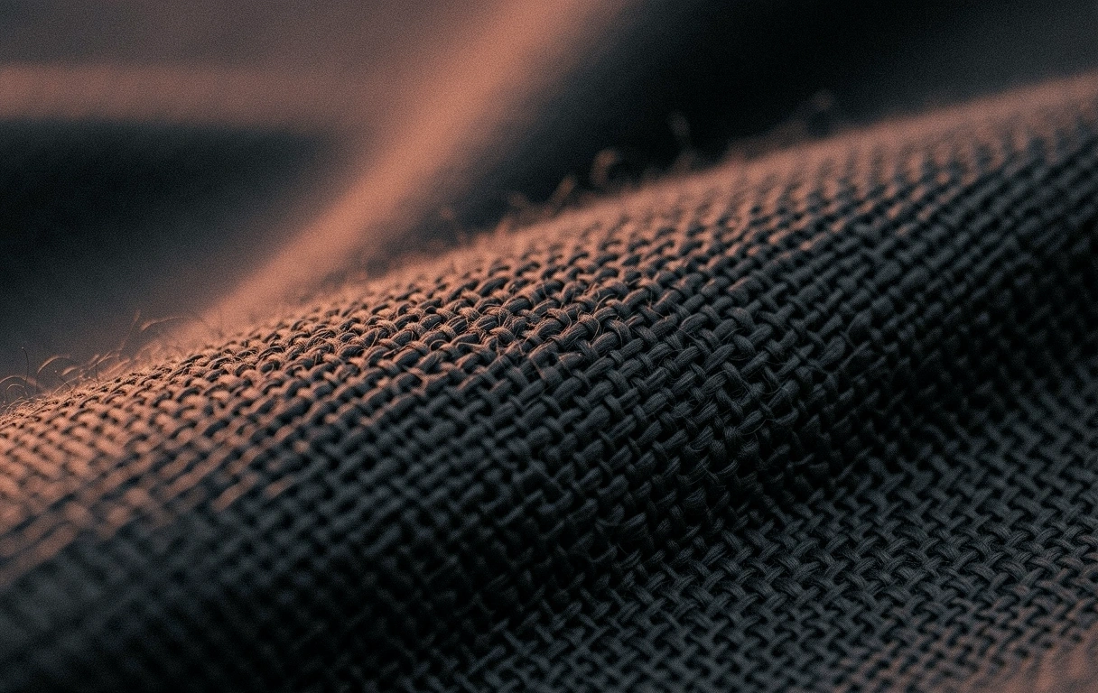 Textur von schwerem Leinen